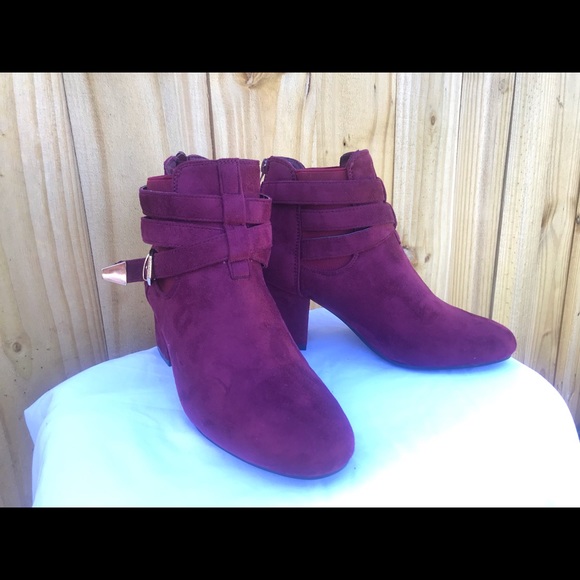 Shoes - Cherry booties. Shoes - Cherry booties.